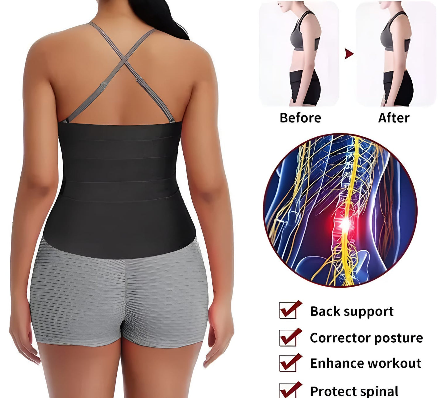 🔥 Slim Fit™ Belly Trimmer Belt – Tummy Tucker for Instant Shape & Support!